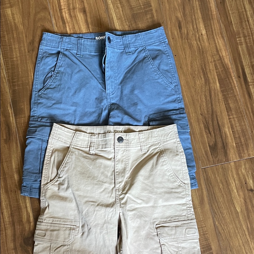 Sonoma Boys Blue and Khaki Cargo Shorts